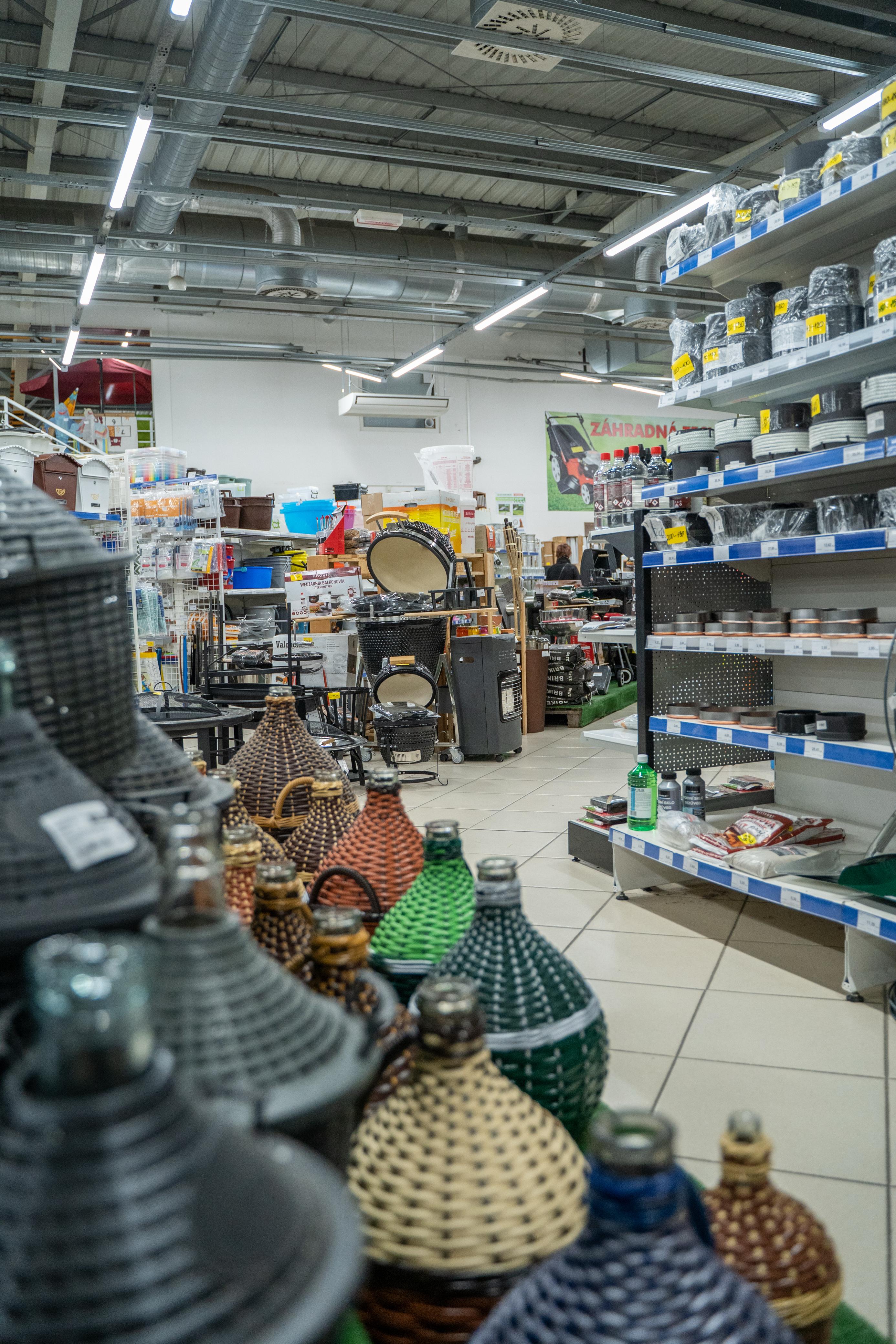 Interiér predajne GardenPluss Púchov