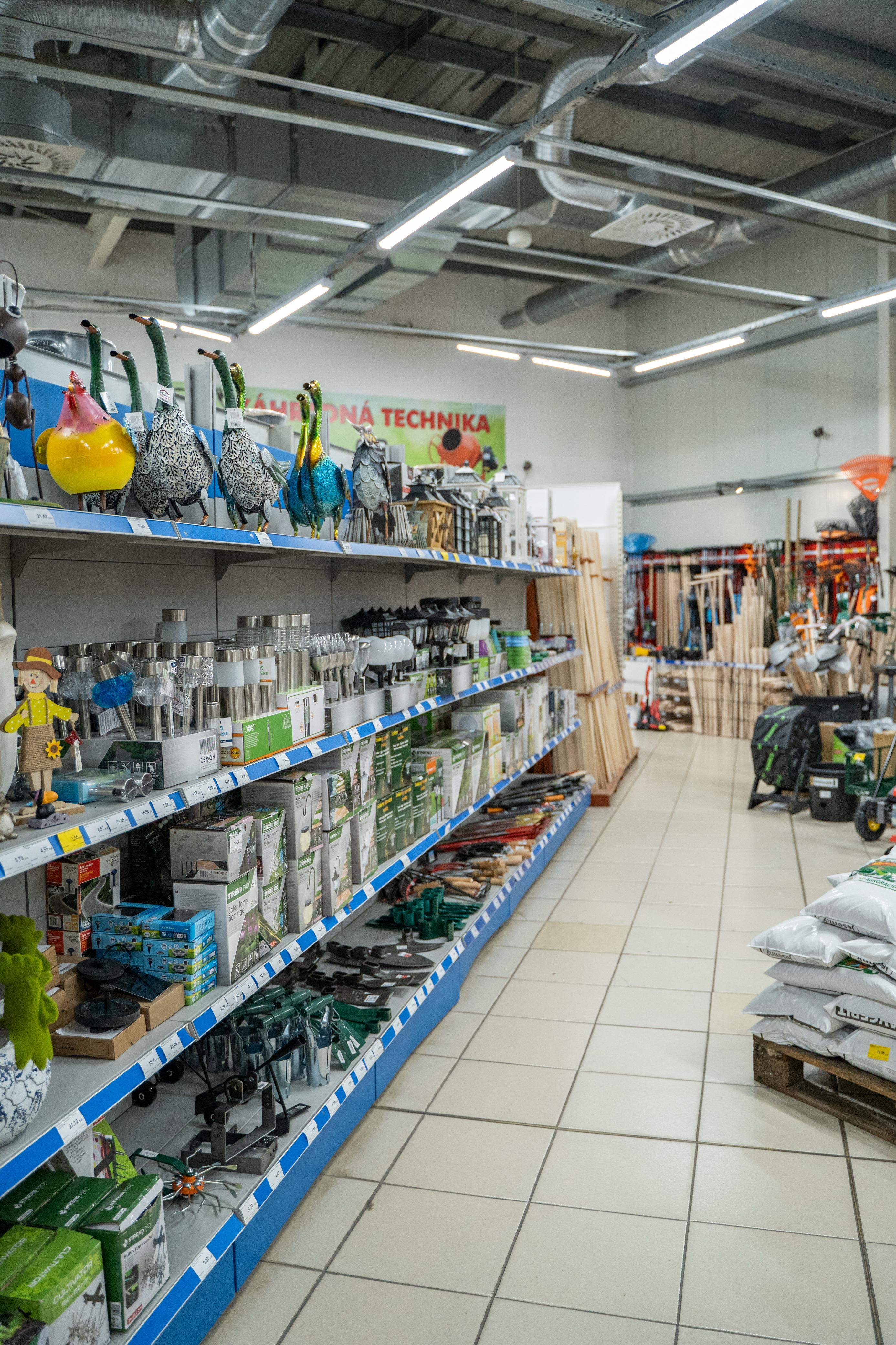 Interiér predajne GardenPluss Púchov